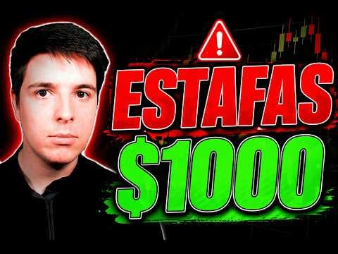 Estas Estafas Te Roban Dinero (Retiré $1000 en Vivo) | Trading Real